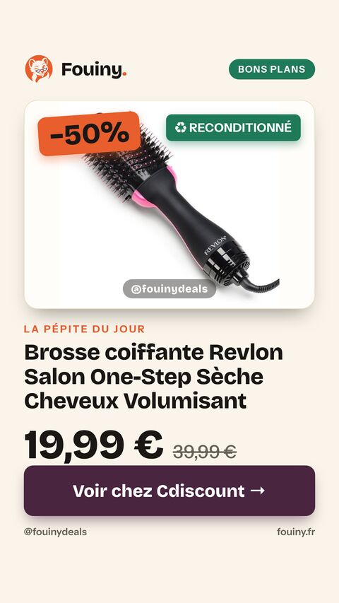 Brosse coiffante Revlon Salon One-Step Sèche Cheveux Volumisant