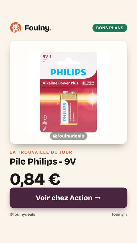 Pile Philips - 9V