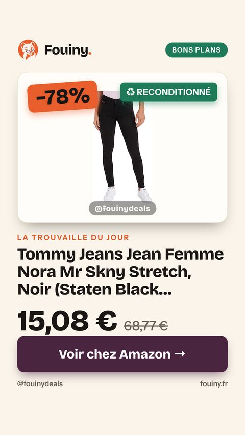 Tommy Jeans Jean Femme Nora Mr Skny Stretch, Noir (Staten Black Stretch), 24W / 34L 24W / 34L