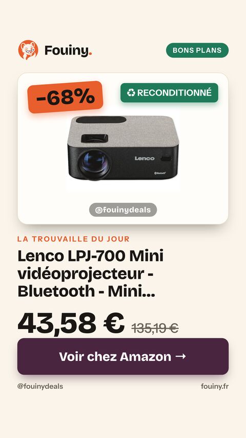Lenco LPJ-700 Mini vidéoprojecteur - Bluetooth - Mini projecteur 4000 lumens - Durée de Vie de 30 000 Heures - Full HD - Bluetooth 5.0-2 HDMI - USB - Noir/Gris