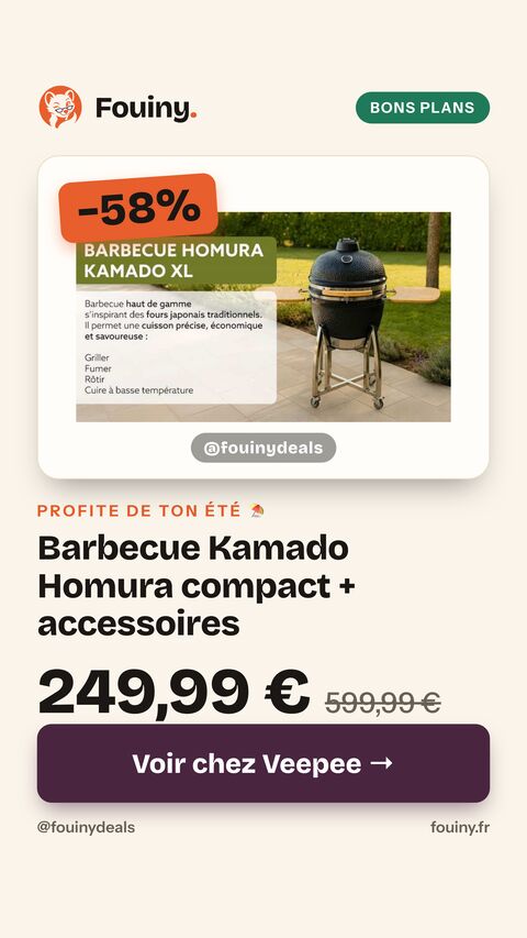 Barbecue Kamado Homura compact + accessoires