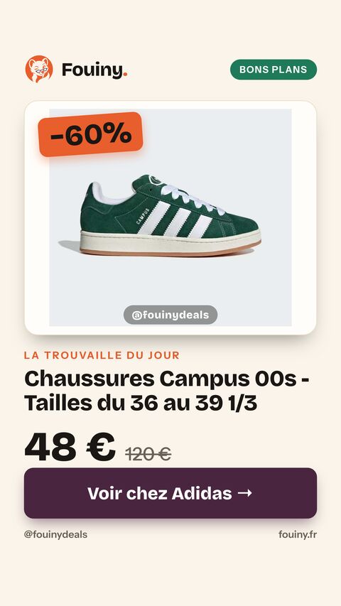 Chaussures Campus 00s - Tailles du 36 au 39 1/3