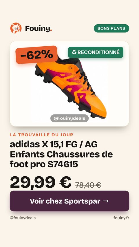 adidas X 15,1 FG / AG Enfants Chaussures de foot pro S74615