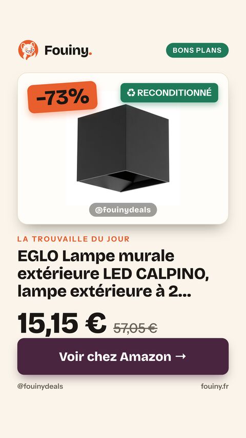 EGLO Lampe murale extérieure LED CALPINO, lampe extérieure à 2 flammes, applique murale en aluminium, couleur : anthracite, IP54 10,5 x 10,5 cm