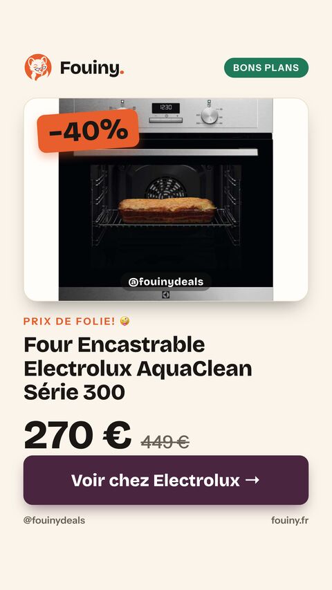 Four Encastrable Electrolux AquaClean Série 300